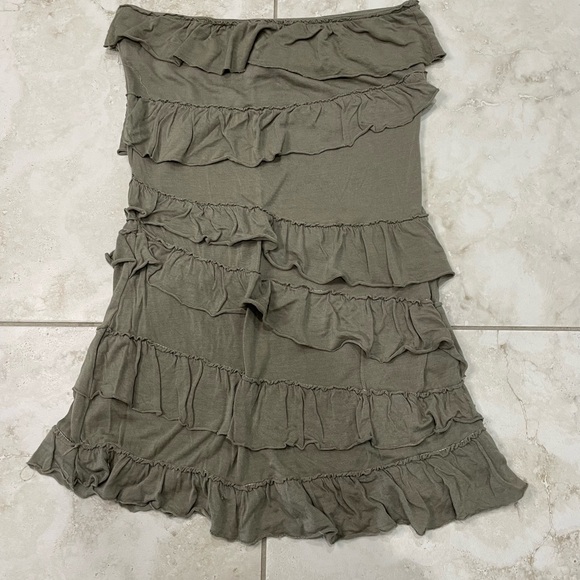 American Rag Ruffle Strapless Top - Picture 3 of 7